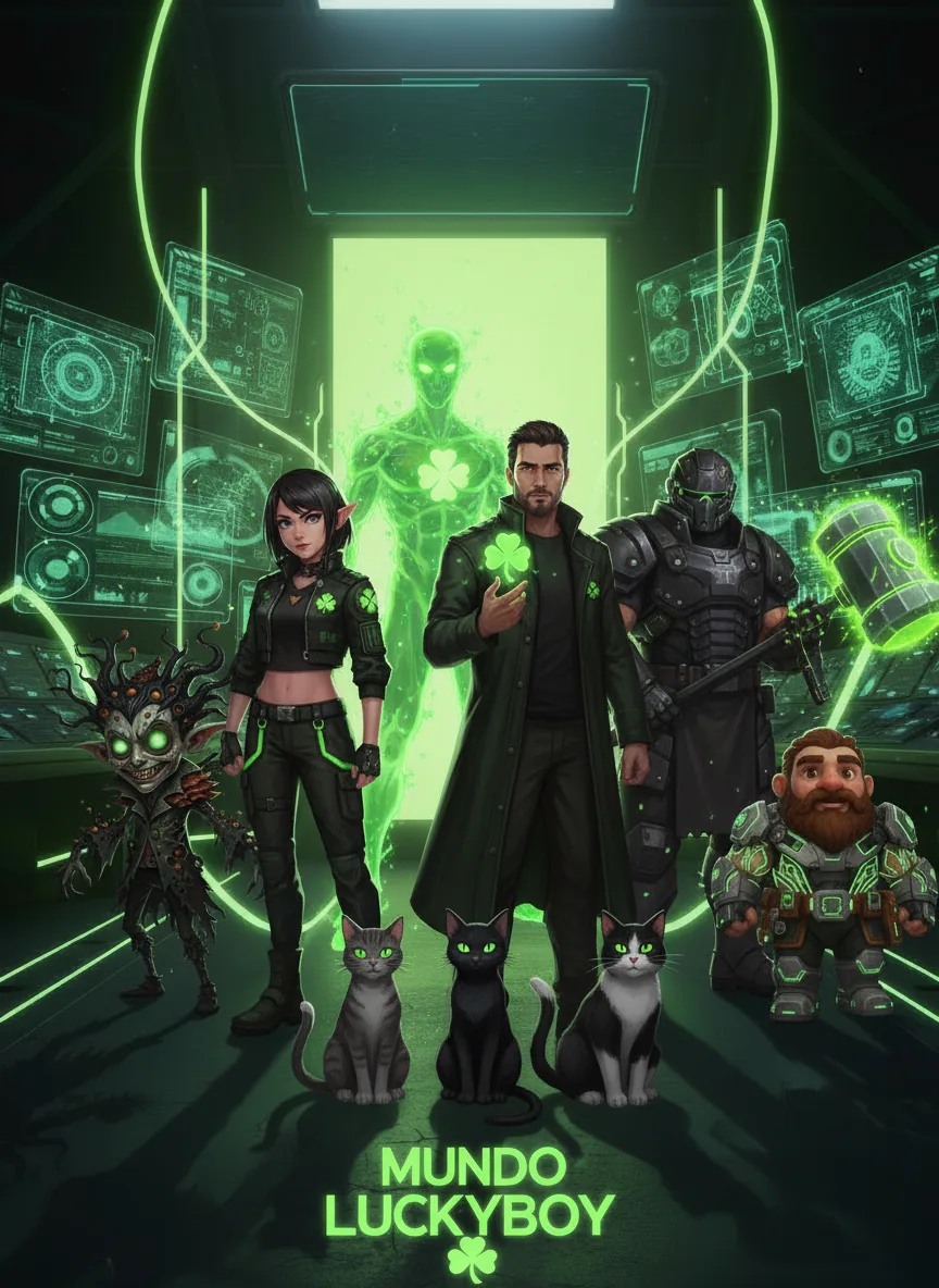 El elenco del universo Mundo Luckyboy: los personajes que produce nuestro estudio
