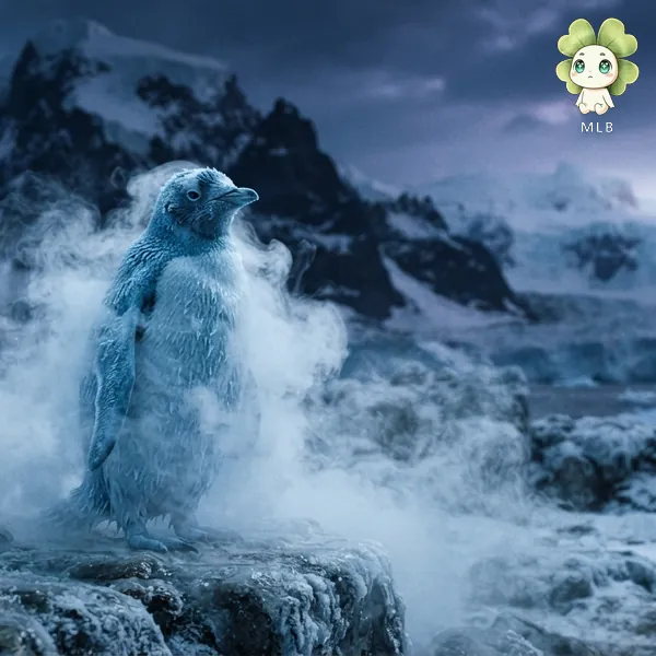 Pingüino de Bruma — El Vecino. El único de Crionia que se acerca por curiosidad y no por hambre.
