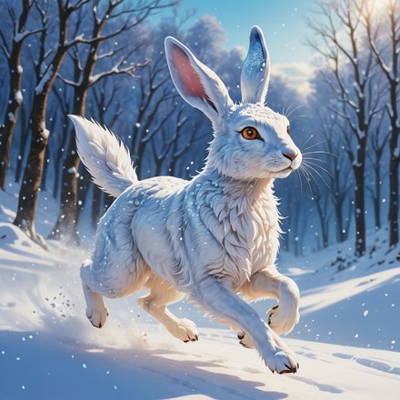 Liebre de Nieve Eterna
