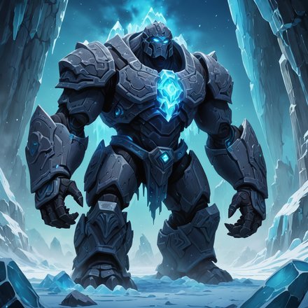 Golem de Hielo Negro