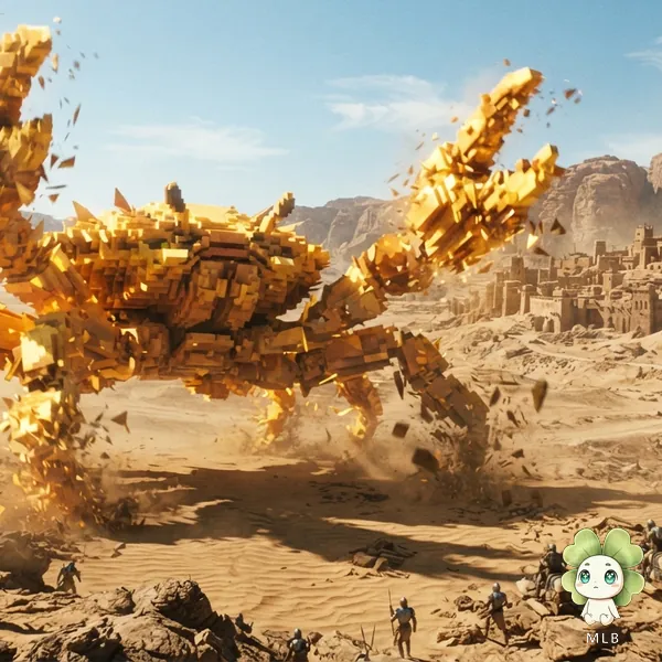 Cangrejo de Arena — El Enterrador. Guarda bajo la duna todo lo que el desierto se traga.
