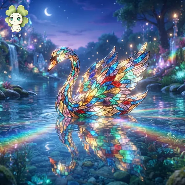 Cisne de Vidriera — El Que Cuenta Historias. Tiene una escena distinta en cada pluma.