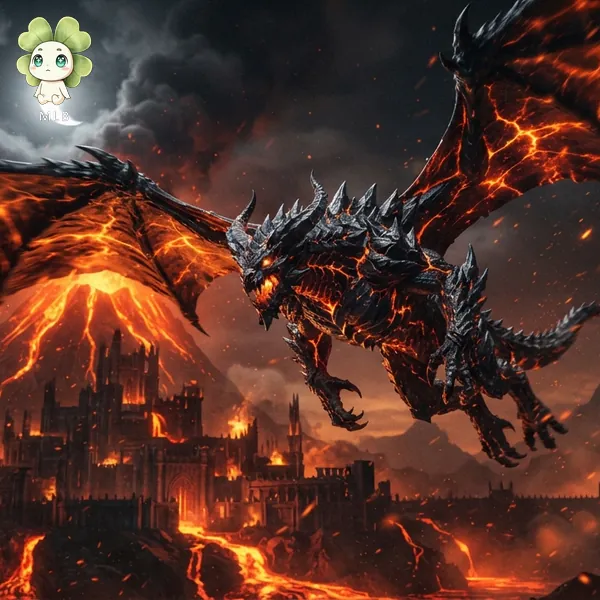 Gárgola de Obsidiana — La Guardiana Negra. De cristal volcánico, y se rompe antes que ceder.