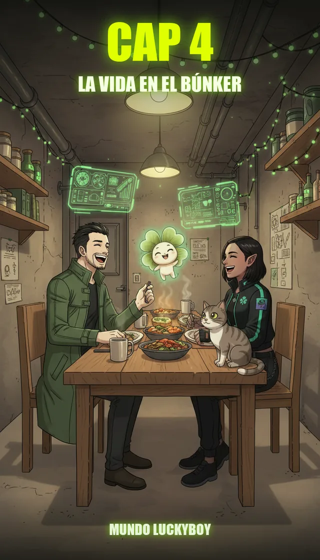 Portada del capítulo 4, La Vida en el Búnker — serie Mundo Luckyboy producida por el estudio